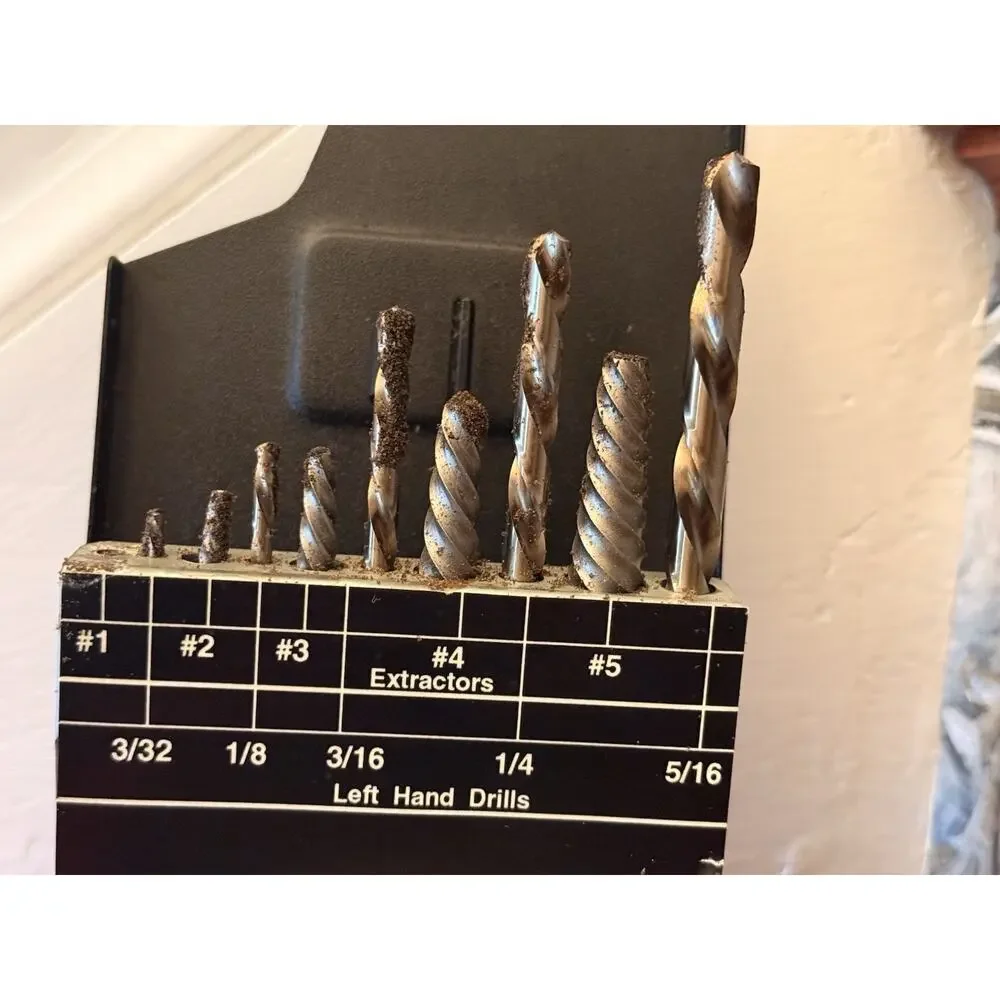 Consolidated TOLEDO Drill Index Magnum Bits & Case (see Description)